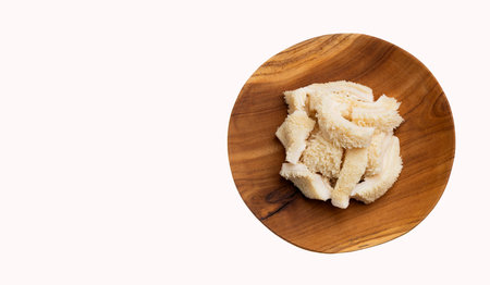 Raw honeycomb tripe chunks, second beef stomach