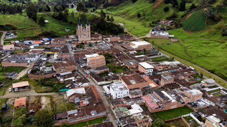 Belmira, Antioquia, Colombia. June 16, 2025. Municipality located in the northern region of the department.の写真素材