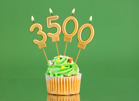 Candle number 3500