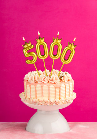Candle number 5000