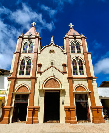 Santa Barbara, Antioquia, Colombia. October 5, 2025. Damascus is a town in the municipality of Santa Barbaraの写真素材