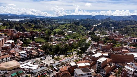 El PeÃ±ol, Antioquia, Colombia. August 12, 2025.の写真素材