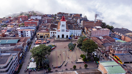 Santa Barbara, Antioquia - Colombia. October 5, 2025. Municipality located in the southwestern region of the department.の写真素材