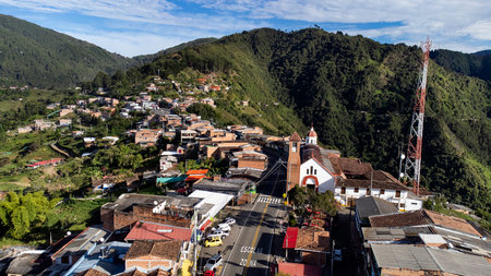 Santa Barbara, Versailles, Antioquia, Colombia. October 5, 2025. Versalles is a township located in...