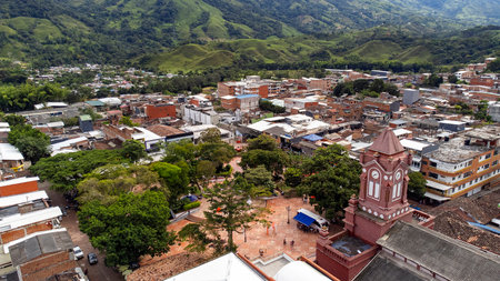 San Carlos, Antioquia - Colombia. November 23, 2025. It is a mountainous municipality located in the central Andes mountain range.の写真素材