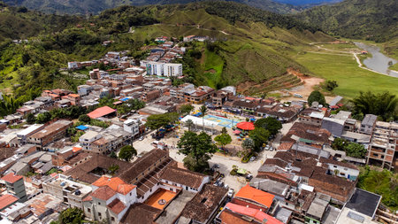 Alexandria, Antioquia - Colombia. November 16, 2025. Municipality located in the eastern region of the department.の写真素材
