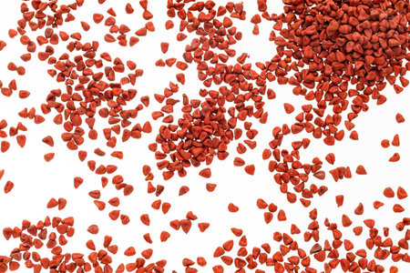 Organic, dried, raw, red Bixa Orellana seeds - Achiote.