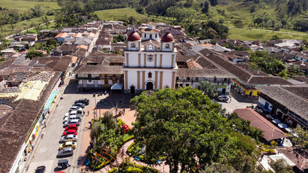 Carolina del Principe, Antioquia - Colombia. December 29, 2025. Immaculate Conception Parish Church,...