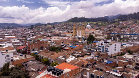 Chiquinquira, Boyaca - Colombia. March 10, 2026. The municipality is located in the Western Province of the Boyaca Department.のeditorial素材