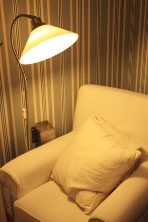 A corner of the living room in a houseの写真素材