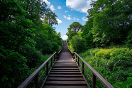 The Stairway to the Wizard of Oz, the Quiet Way Deep in the Forestの素材