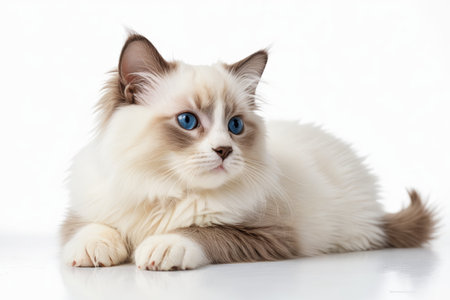 The graceful gesture of the blue-eyed Muppet, the sweet gaze of the gentle Muppetの素材