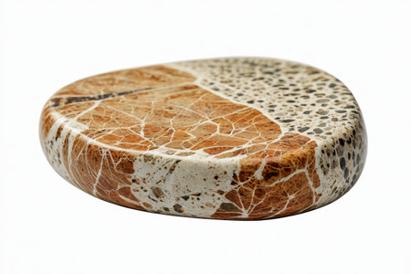 The beauty of the natural texture of agate stone, the artistic presentation of mottled stone grainの素材