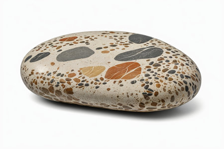Creative design of pebble texture, artistic presentation of natural stoneの素材