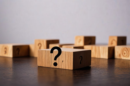 Symbol of unknown and exploration, revelation of questions and answersの素材
