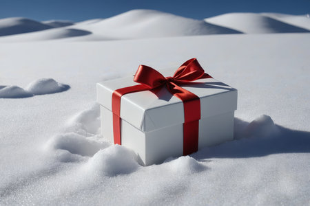 Red Surprise in the Snow A Purity Offering for Winter Giftsの素材
