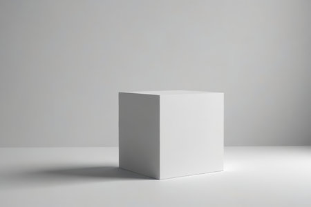 The pure white cube of minimalism The quiet space of geometric aestheticsの素材
