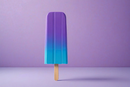 Summer Coolness with Gradient Popsicles Sweet Temptation with Purple Dream Popsiclesの素材