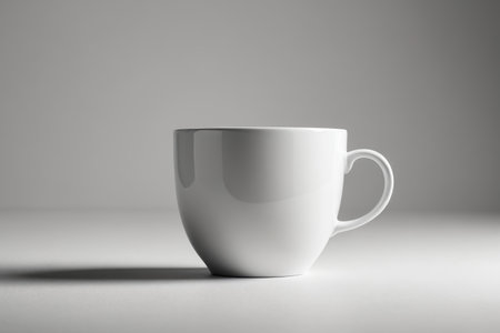 White mug still life close-upの素材