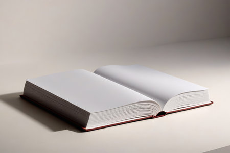 Open blank bookの素材