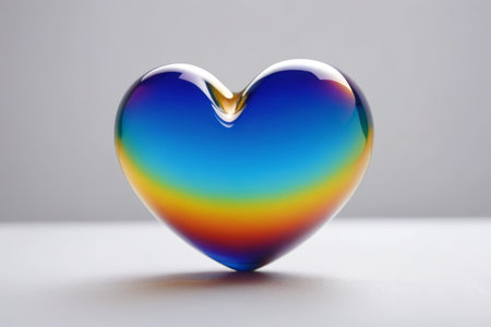 Rainbow Glazed Heart, Crystal Clear Heartの素材