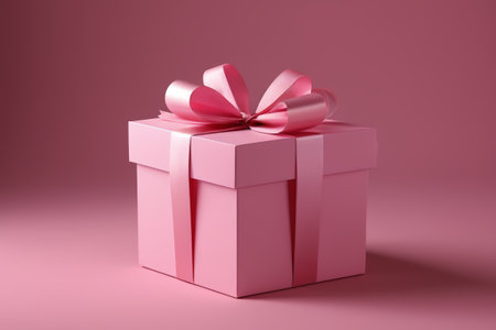 Pink Gift Box for Sweet Hearts, Romantic Pink Gift Surpriseの素材