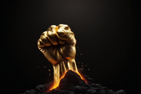 Golden Power Rising, Golden Hope Breaking Groundの素材