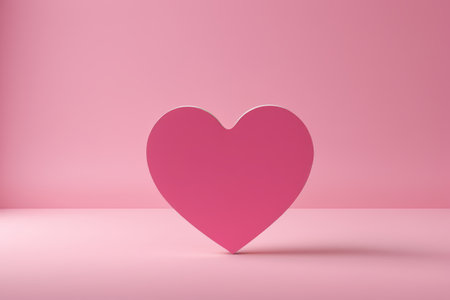 Pink love romantic confession, simple style love backgroundの素材