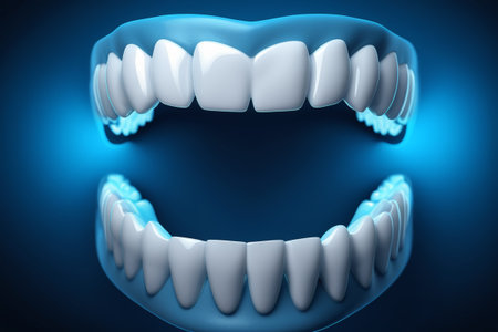 Smile Power for Healthy Teeth, Future Light for Oral Healthの素材