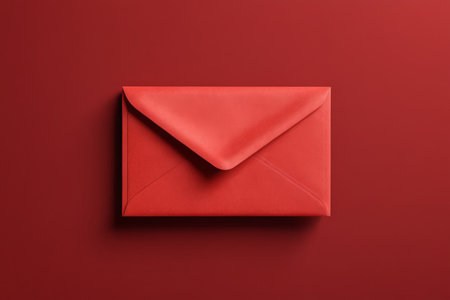 A red invitation, festive red envelopeの素材