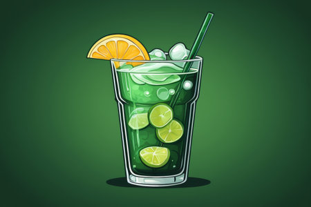 Summer Lime Special, Fresh Mint Ice Drinkの素材