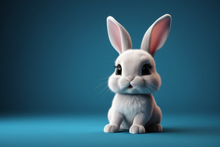 The Blue Adventure of the Cute Rabbit, the Dream World of the Innocent Rabbitの素材