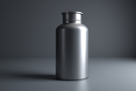 Close-up of bottle made of metalの素材