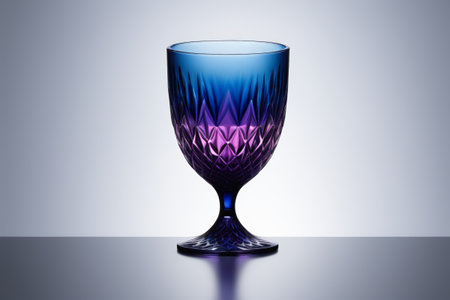 Blue gradient glass stemwareの素材
