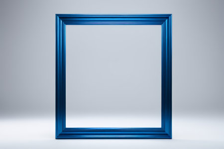Blue Square Picture Frame Materialの素材