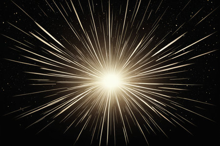 Radial light special effects backgroundの素材