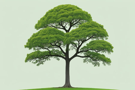 Single green tree materialの素材