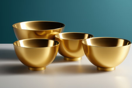 Golden Bowl Group Still Life Displayの素材