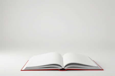 Open blank bookの素材