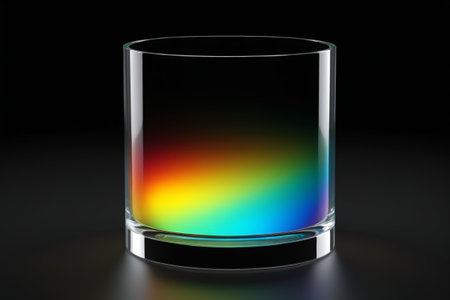 Color Gradient Glass Still Life Materialの素材