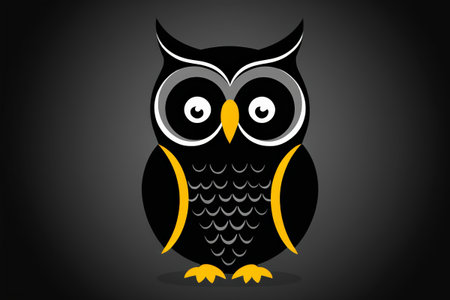 Cartoon Owl Image Designの素材