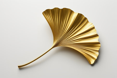 Gold Ginkgo Leaf Decorative Materialの素材