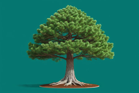 Green Pine Tree Materialの素材