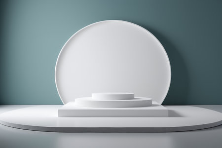 White round product display standの素材