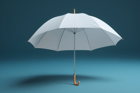 White umbrella displayの素材