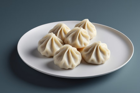 Small cage bag on white plateの素材