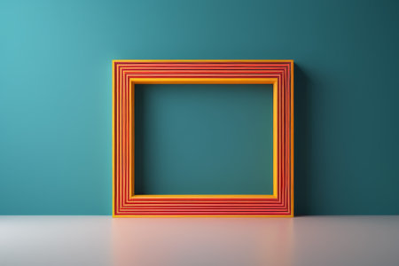 Colorful square frame modern background materialの素材