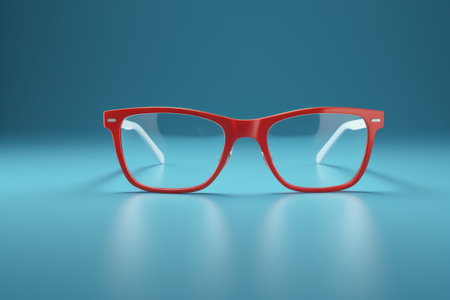 Red Fashion Glasses Product Displayの素材
