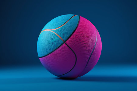 Colorful basketball close-up materialの素材