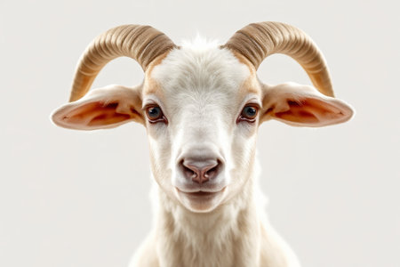 Close-up of a goatの素材